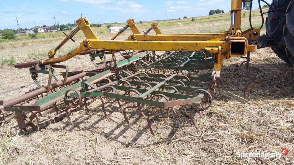 Brona ciężka hydrauliczna 4m z wałami strunowymi Alpego