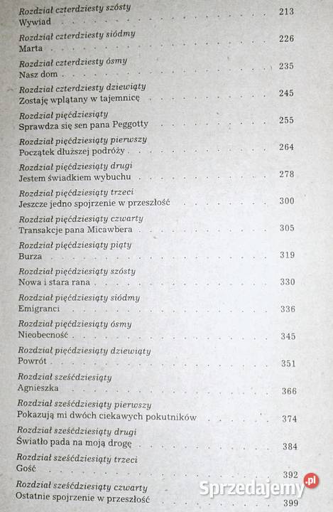 Dawid Copperfield Charles Dickens Tom 1 i 2 miękka Pozostałe