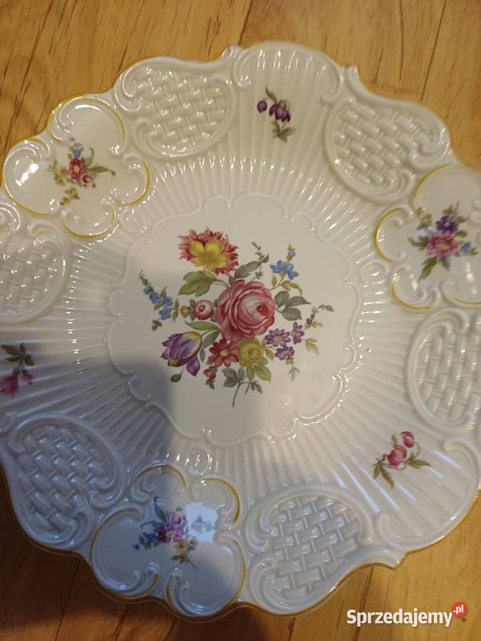 Wielka patera sygnowana KSteinmann 19191938 Lubań