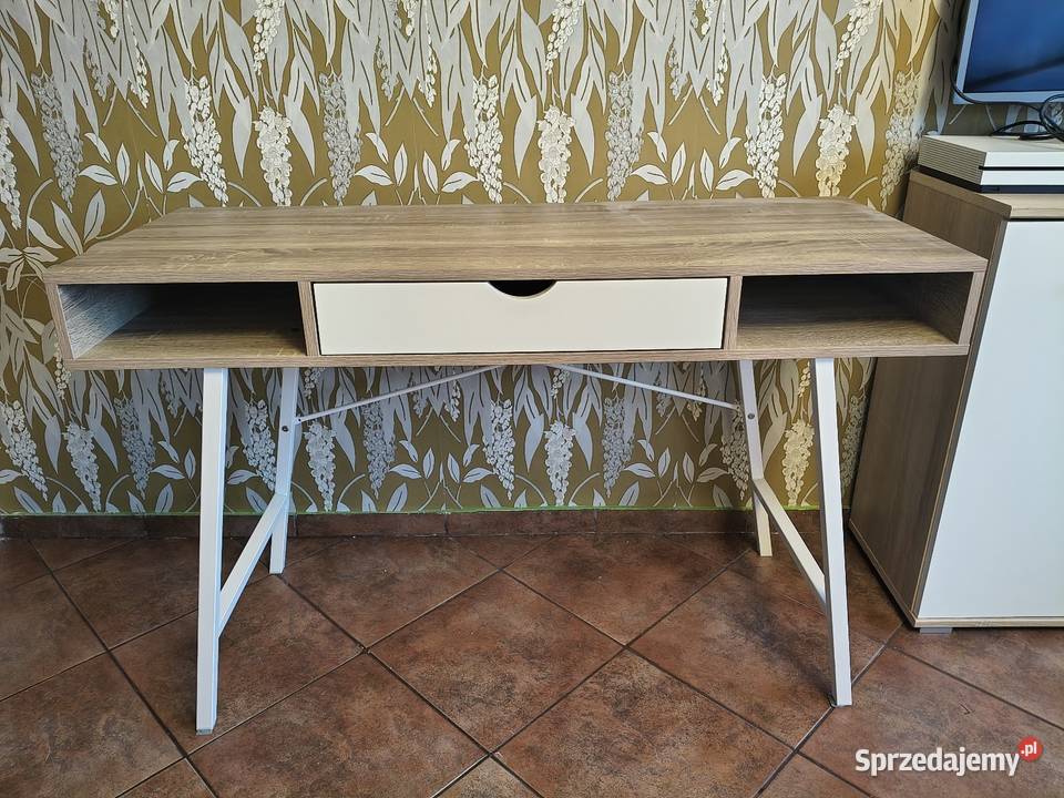 Biurko ABBETVED 48x120 kolor jasny dąbbiały