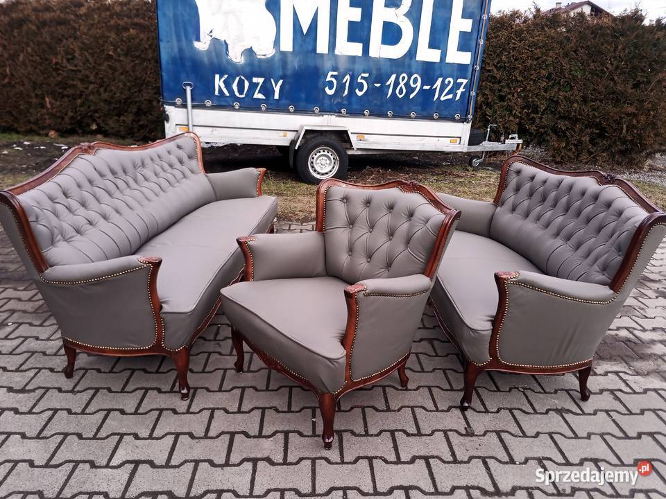 Komplet Wypoczynkowy 321 Dąb Jasny Brąz śląskie Kozy