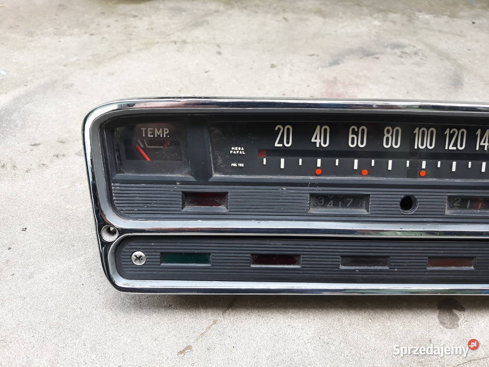 Licznik prędkościomierz Fiat 125p 74r liczniki, zegary wielkopolskie Leszno