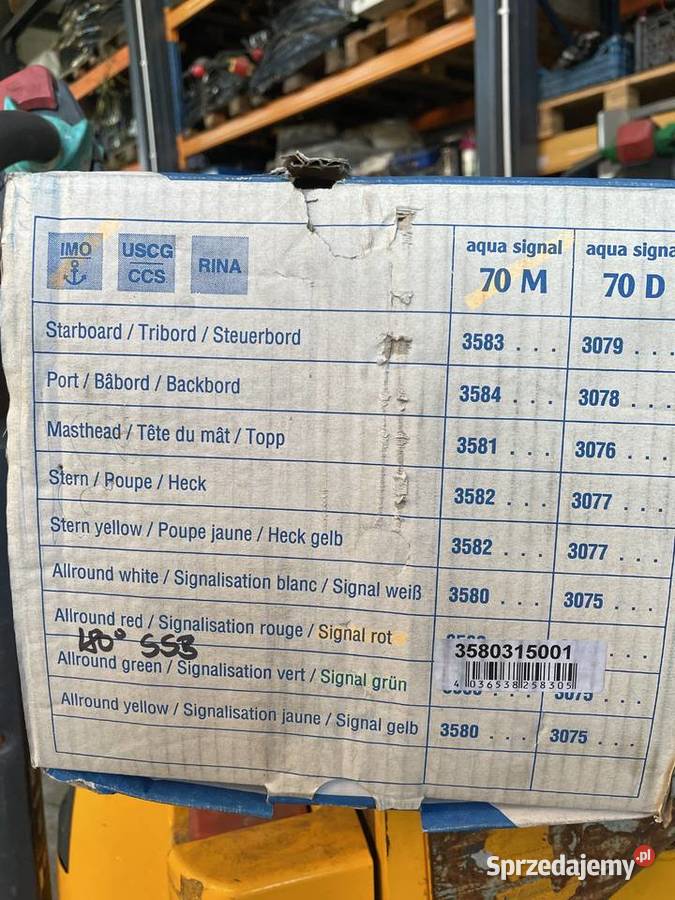 Lampa nawigacyjna masztowa podwójna dwukolorowa Dąbrowa Górnicza