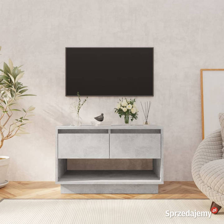 Szafka pod TV szarość betonu 70x41x44 WM809498 Warszawa sprzedam