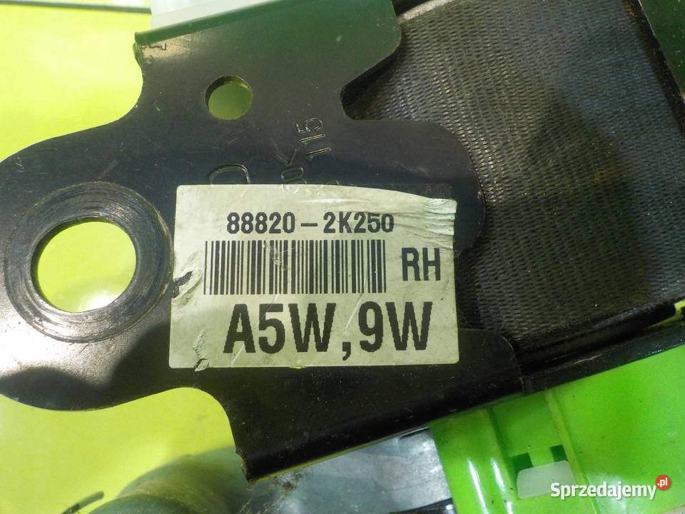 KIA SOUL I 11r pas bezpieczenstwa prawy przod z Suków