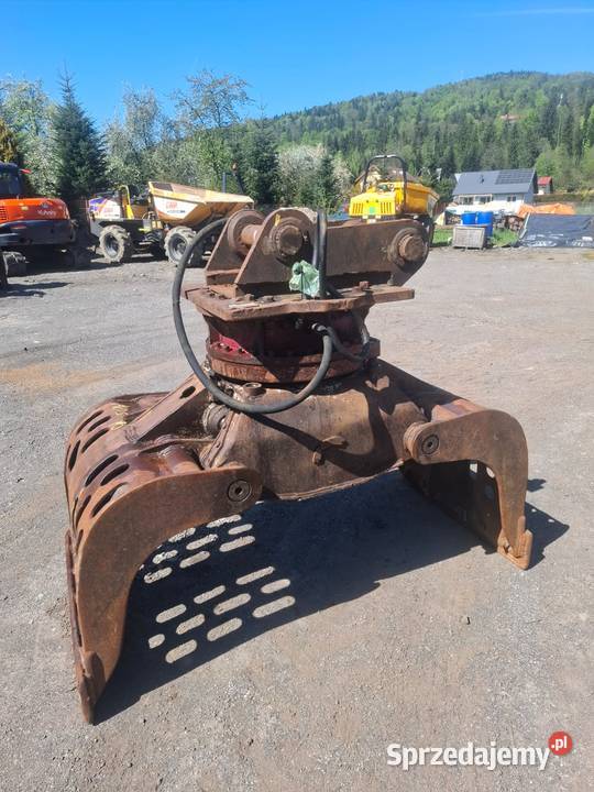 Chwytak chydrauliczny obrotowy sortujący