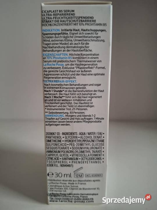 Serum do twarzy Cicaplast B5 małopolskie Kraków