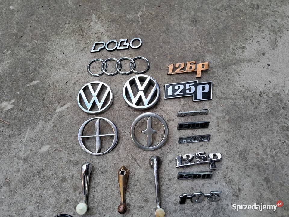 Gadżety logo samochodów Fiat Ford itp