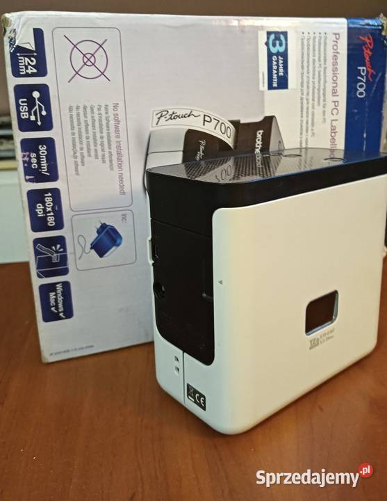 Drukarka etykiet Brother PTP700 Słupsk sprzedam