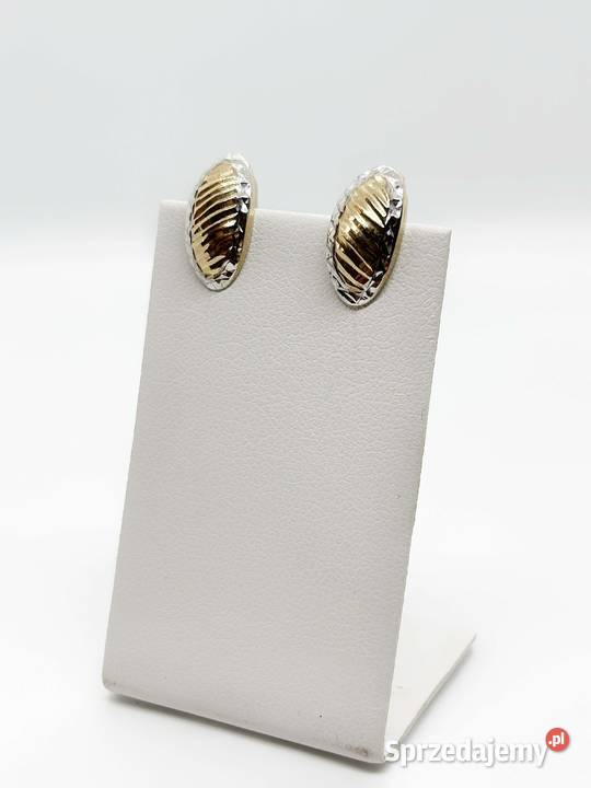 Złote kolczyki pr 333 107g warmińsko-mazurskie Elbląg