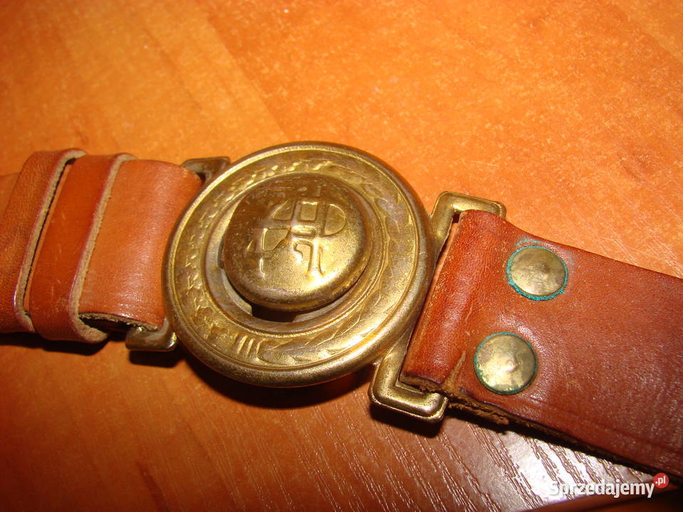 ZHP skórzany pas harcerski PRL Pruszcz Gdański