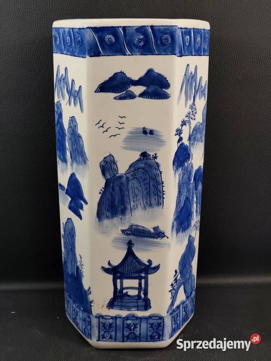 Chiński Wazon Ceramiczny łódzkie Poddębice
