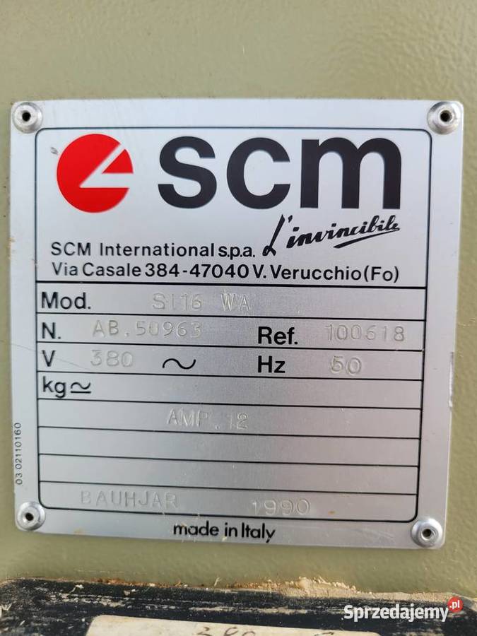 Piła formatowa SCM SI 16 WA Miastko