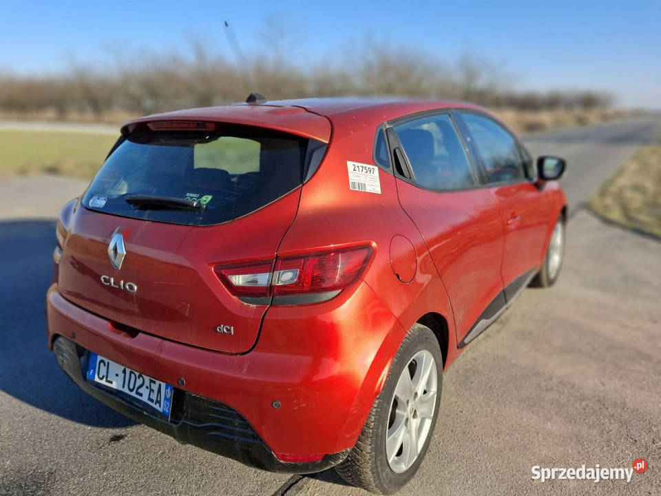 Renault Clio 15 dci 180 IV 2012 wielkopolskie Pleszew