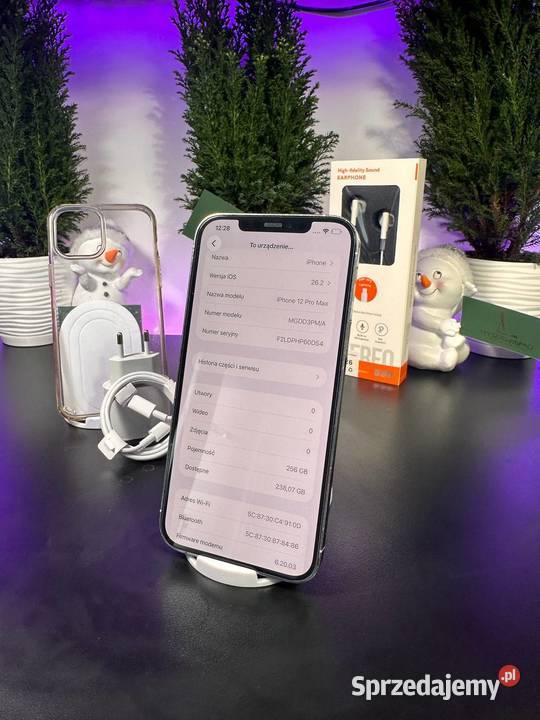 Apple iPhone 12 Pro 256GB Bateria 100 Stan Warszawa