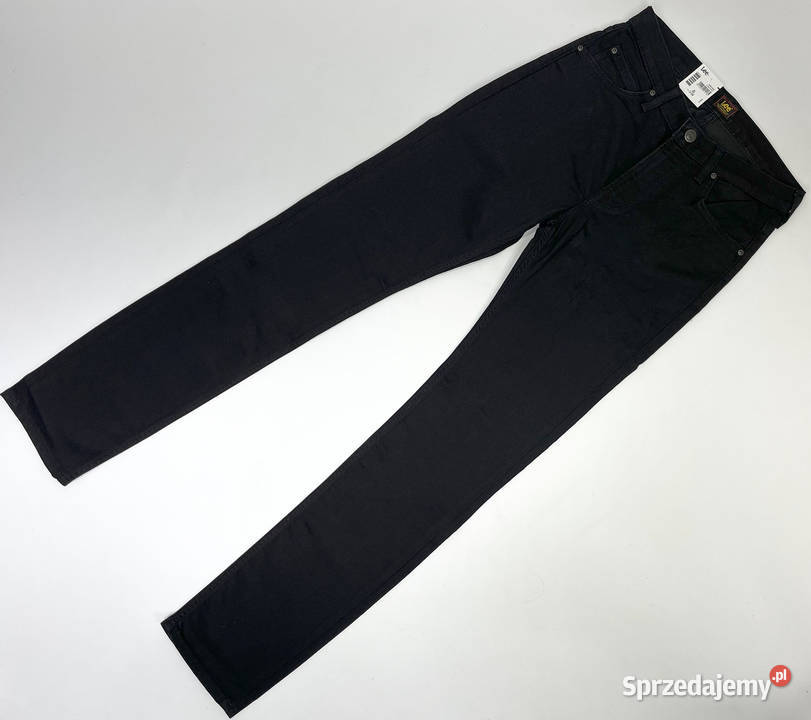 Spodnie męskie Lee Rider Black Rinse Slim W30 Lee Odzież codzienna Bydgoszcz