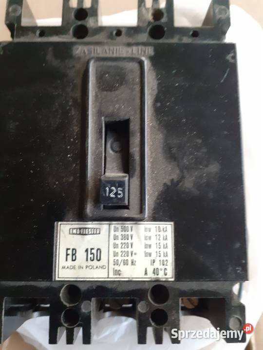 Wyłącznik Włącznik 125A ELSTAR z wyzwalaczem Warszawa