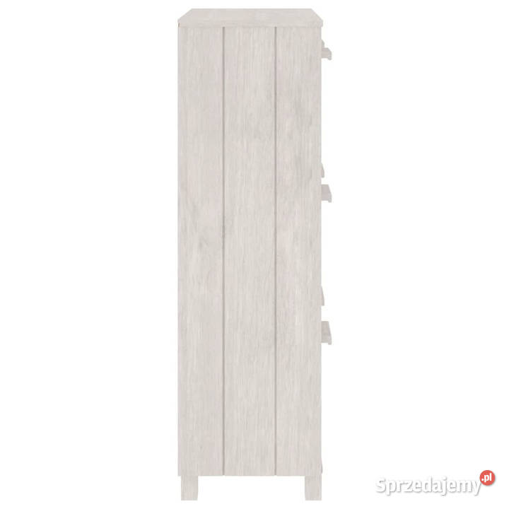 Szafka na buty HAMAR biała 595x35x117 lite sosna mazowieckie Warszawa