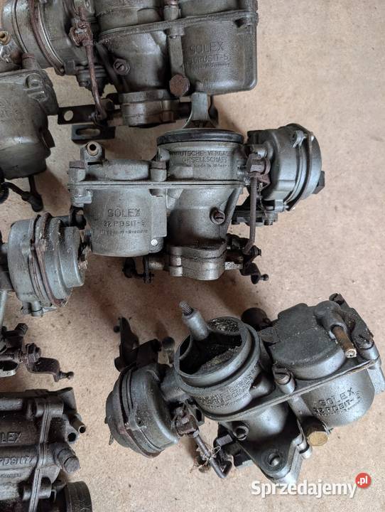 Zestaw gaźników Solex 3235 PDSIT VW Typ 3 Garbus Rok produkcji 1968 Części samochodowe Mikołów