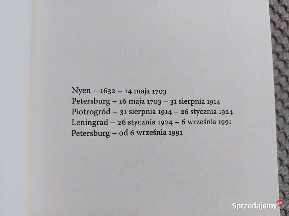 Petersburg Miasto snu Joanna Czeczott