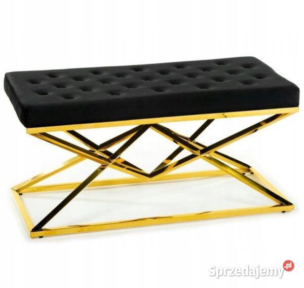 komoda konsola nowojorska glamour złota diament