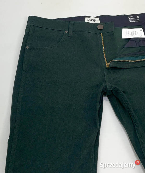 Spodnie męskie Wrangler Greensboro 803 Scarab Poznań sprzedam