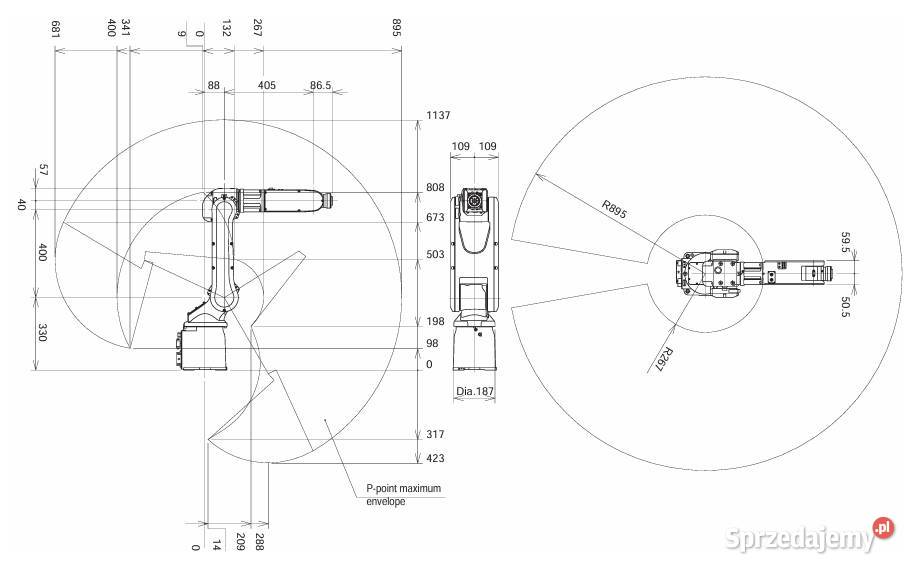 Robot przemysłowy Yaskawa Motoman MH5L DX100 Głogów