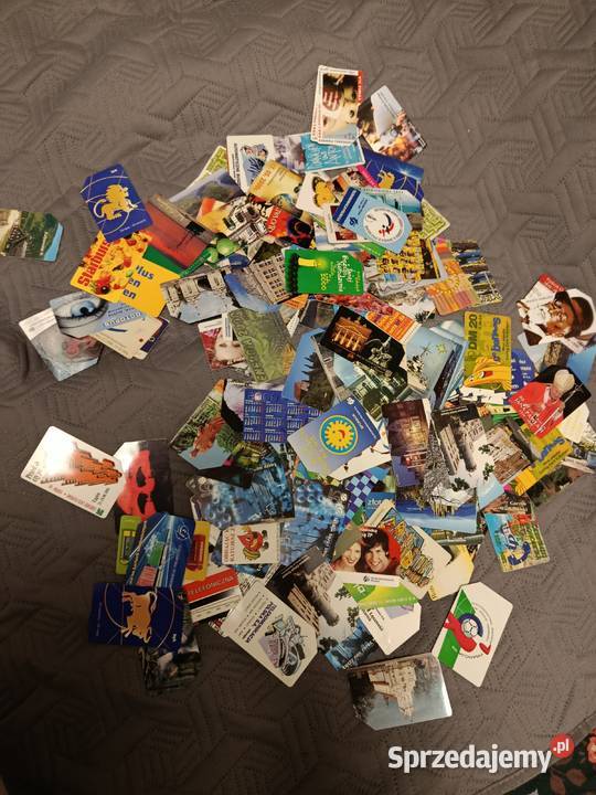 Karty telefoniczne 240 sztuk różne Polskie Choszczno sprzedam