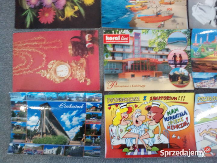 Stare widokówki czyste nieopisane