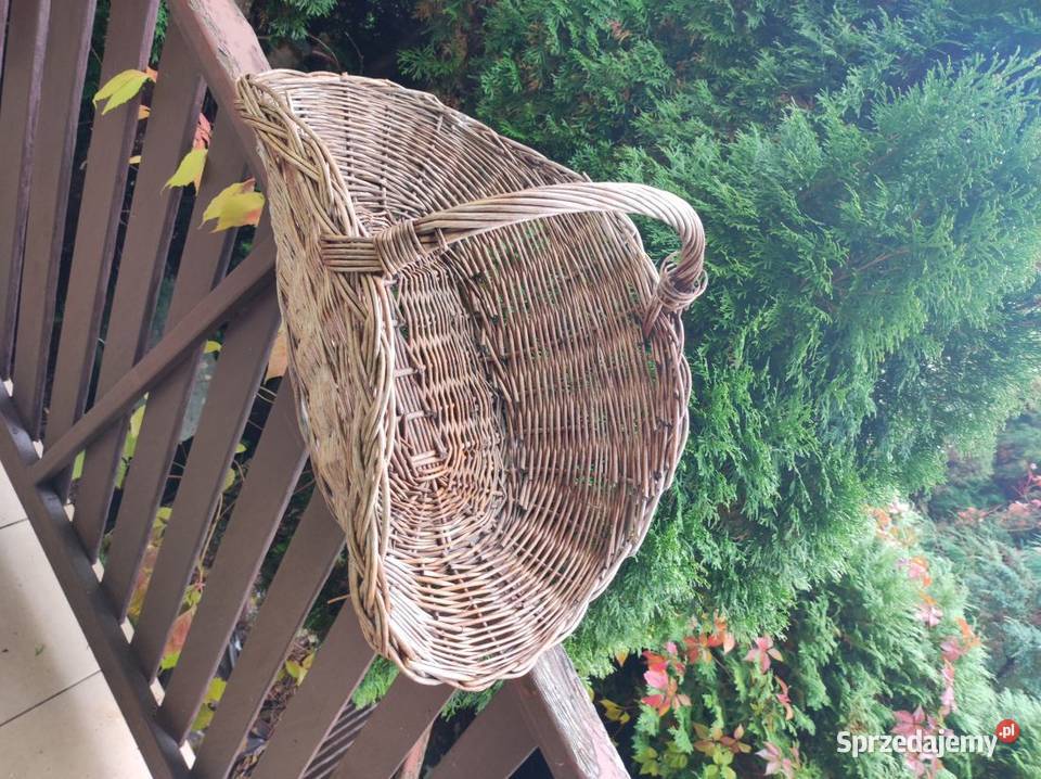 kosz wiklinowy duży na drewno wyposażene świętokrzyskie Kielce
