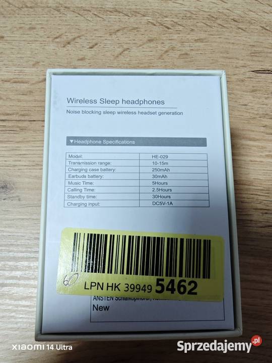 Bezprzewodowe słuchawki do Snu