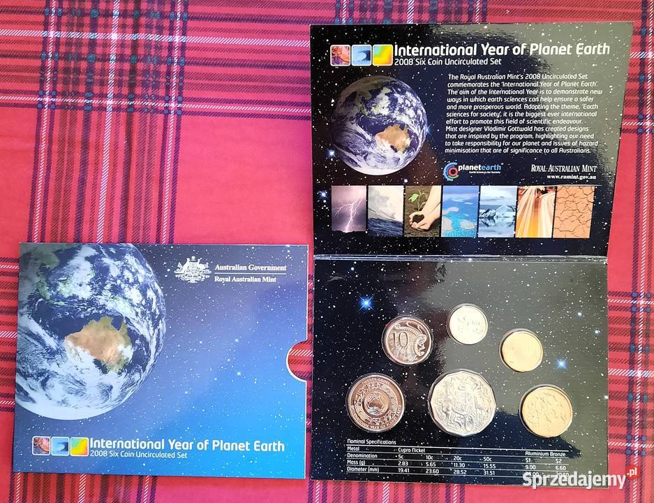 Zestaw Monet Australii Ziemi śląskie Gliwice