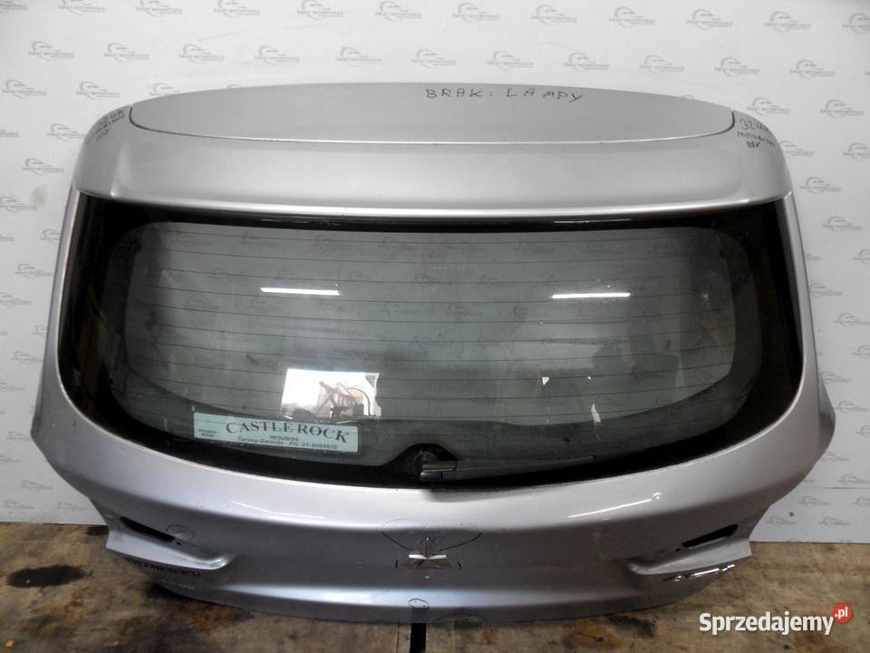 MITSUBISHI ASX 11r klapa tył osobowe