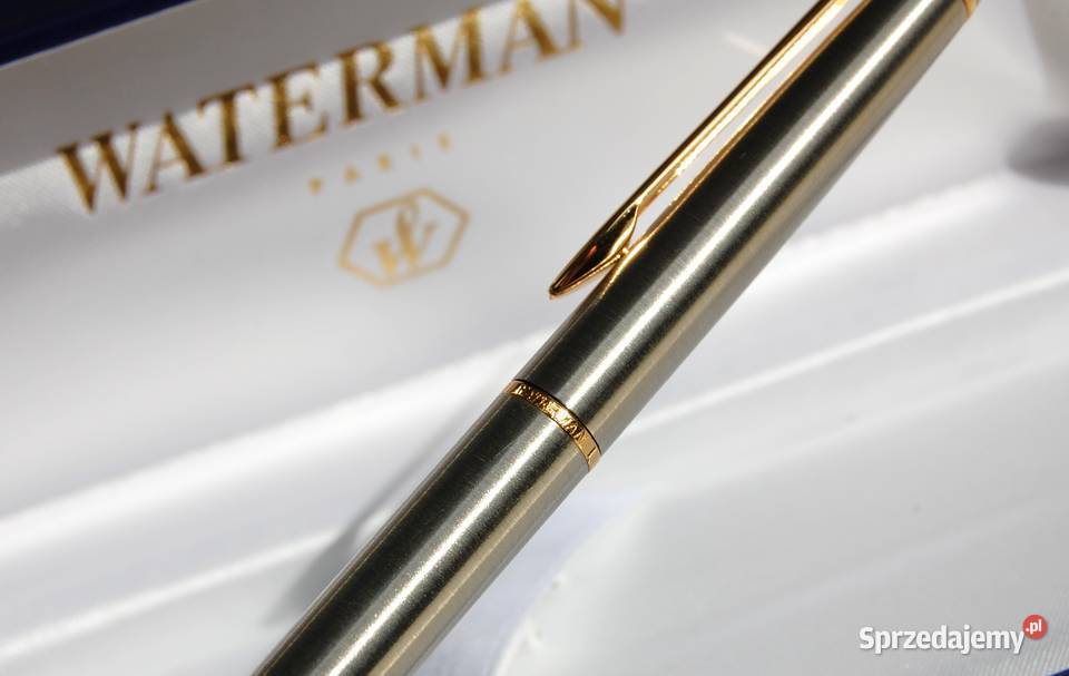 Długopis Waterman Hemisphere stal złoto vintage Lublin