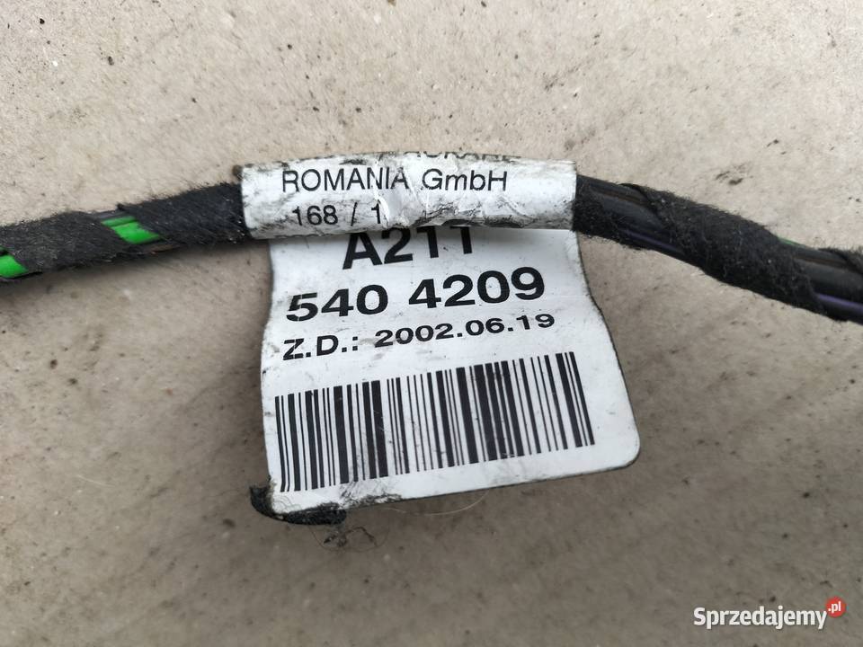 MERCEDES W211 W 211 A2115404209 WIĄZKA Motoryzacja Kamień-Kolonia