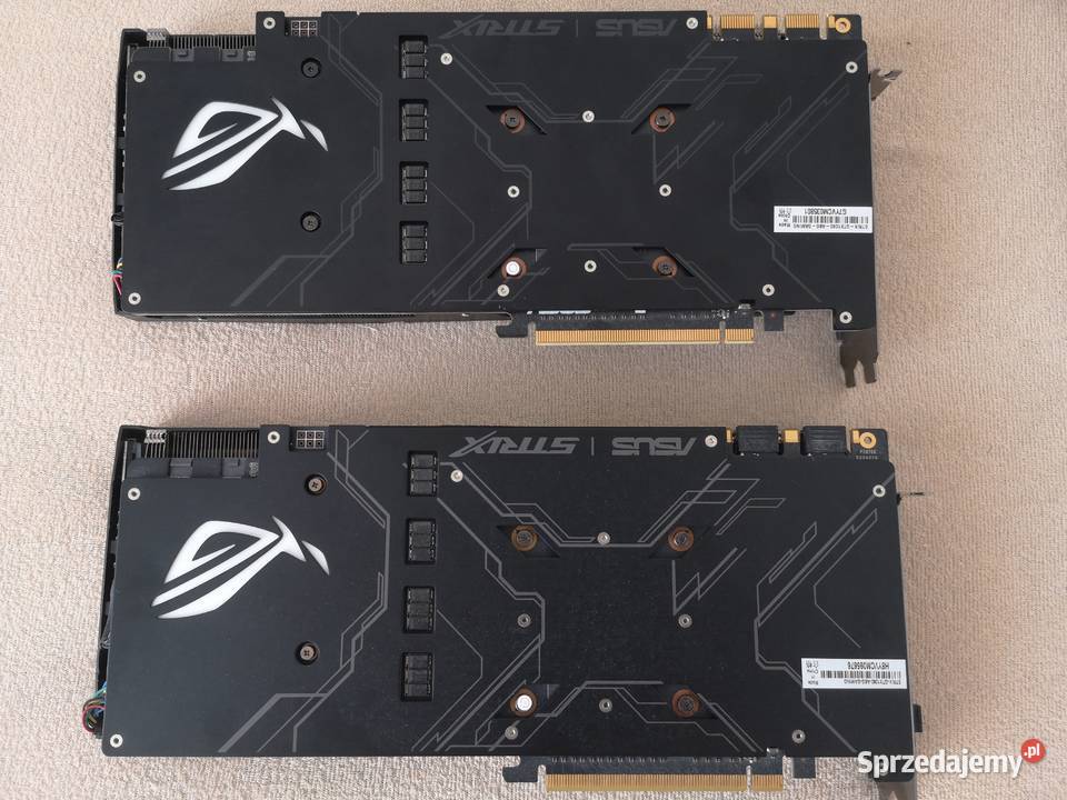 2x Asus Strix GeForce GTX 1080 8 GB sprzedam na Strzelce Opolskie