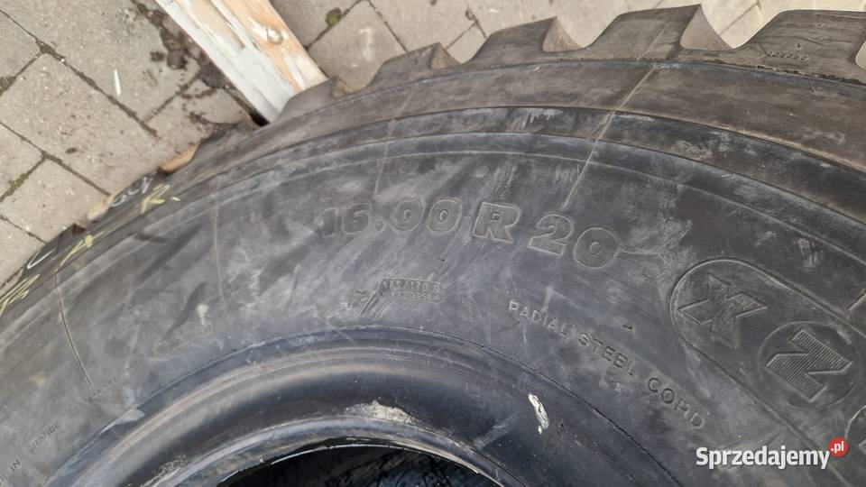 1600r20 160020 218020 Michelin XL XZL 95 bieżnik Nowe Miasto Lubawskie sprzedam