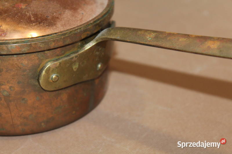Miedziany garnuszek z rączką 1050 Szczecin