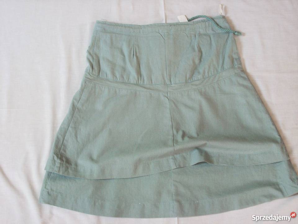 TOP SECRET Spódnica len cotton J Nowa 42 XL niebieski sprzedam