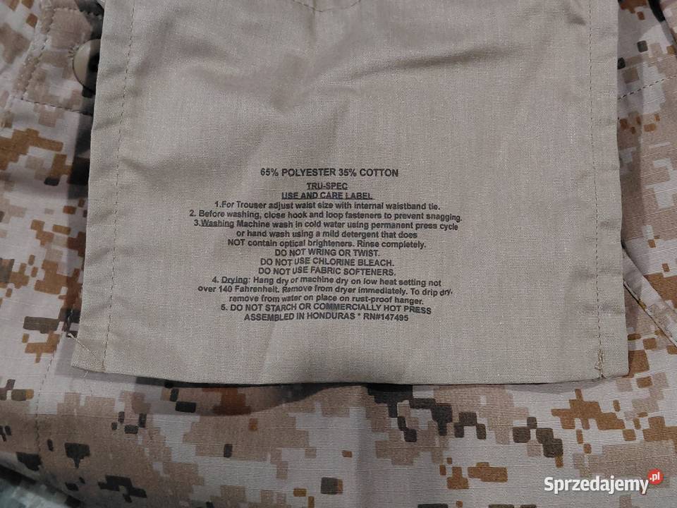 Spodnie ACU Truspec digital desert XLS dolnośląskie Wrocław sprzedam