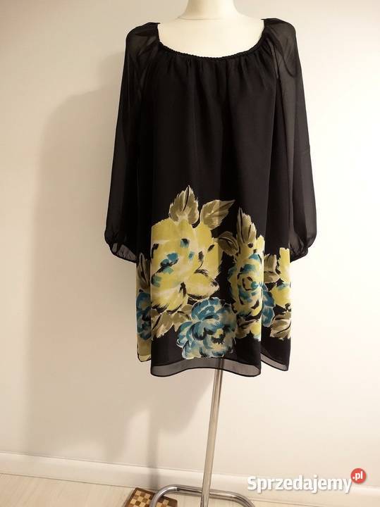 Bluzka Tunika Jedwabna 100 Naturalny Jedwab Bluzki i koszule Łomża