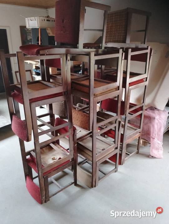 Krzesła używane 24 sztuk całość Wasilków sprzedam