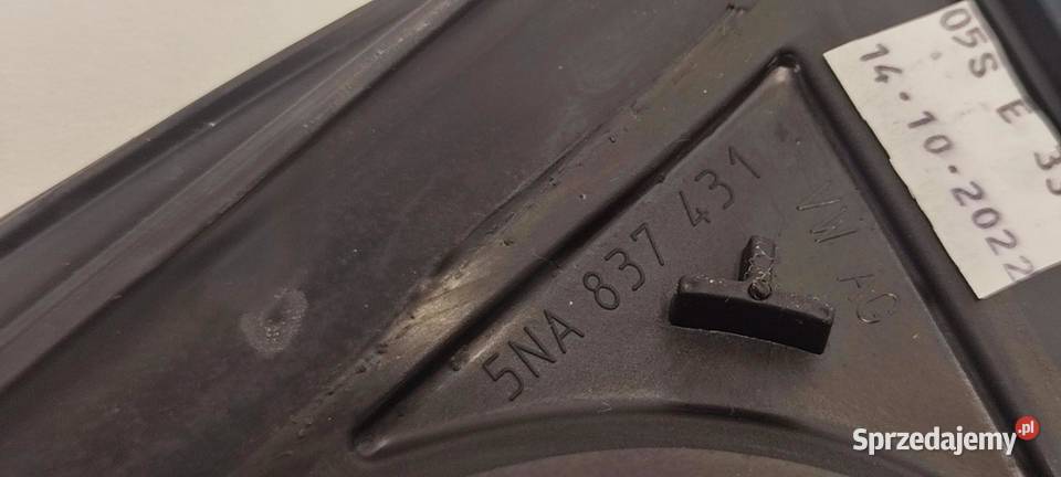 VW TIGUAN II LISTWA USZCZELKA DRZWI LEWY PRZÓD