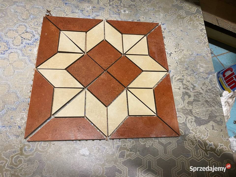 DEKOR podłogowy rozeta cięta cotto 30x30 Zakopane