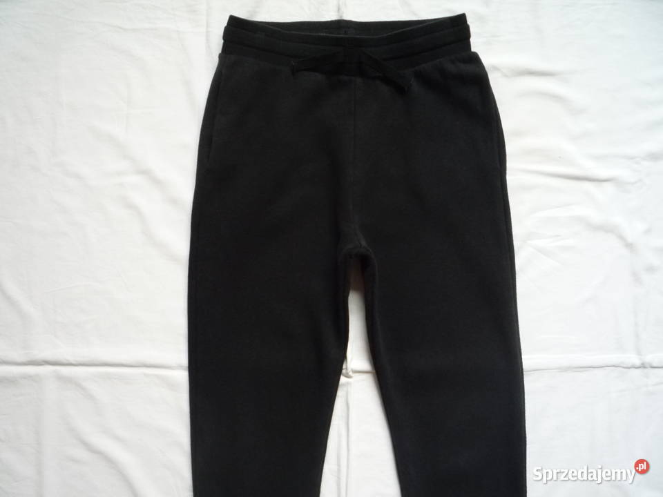 HM 128134 Czarne Spodnie Dresowe Meszek H&M Szczecin