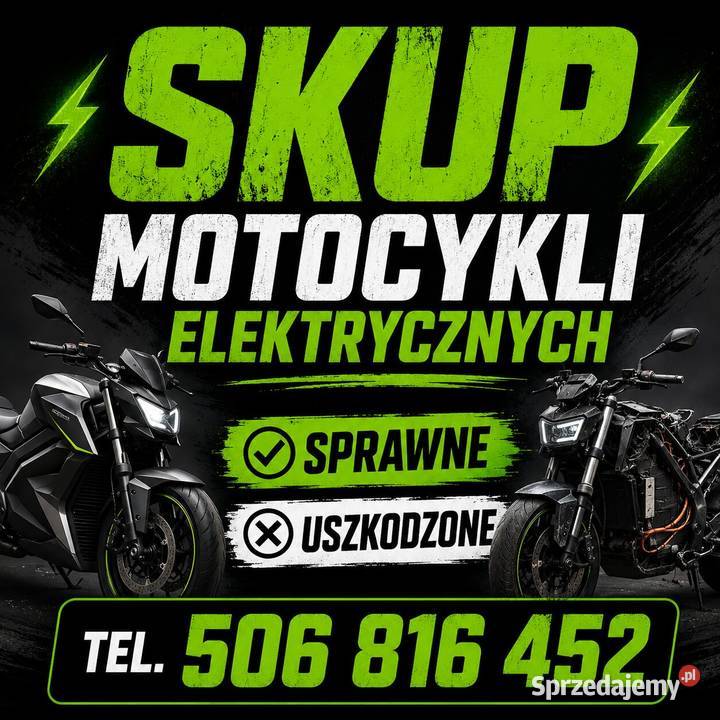 SKUP MOTOCYKLI SKUTERÓW I POJAZDÓW ELEKTRYCZNYCH Katowice