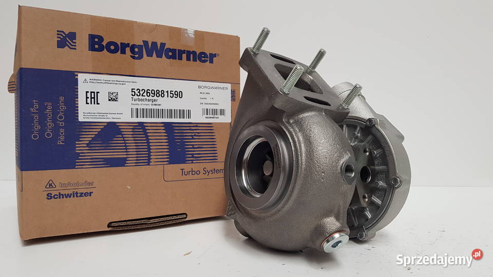 Nowa turbosprężarka BorgWarner 53269881590 Siedlce