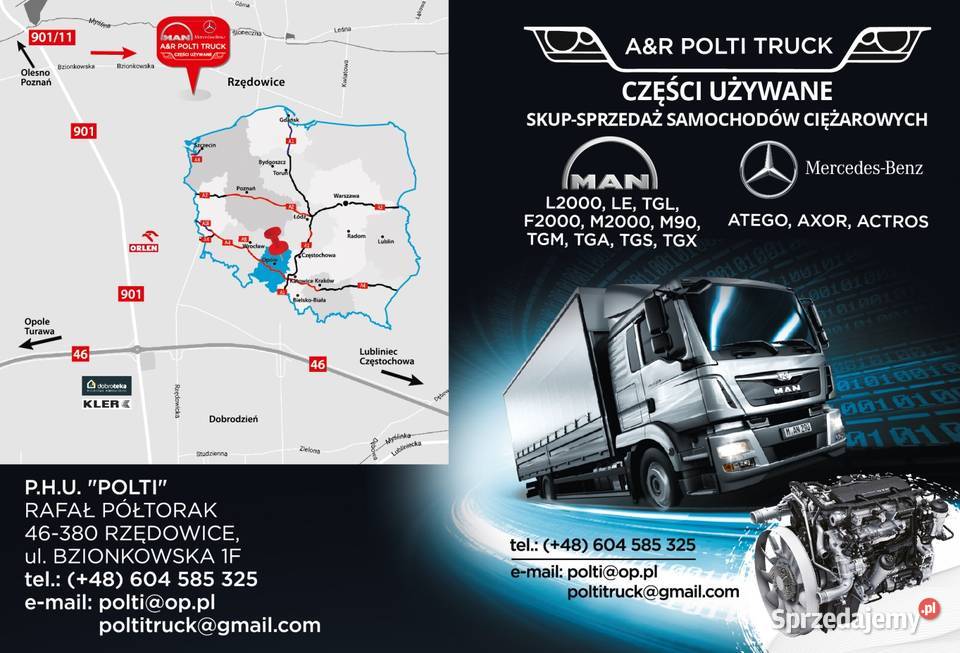 Impulsator czujnik prędkości Mercedes 811 814 Rzędowice