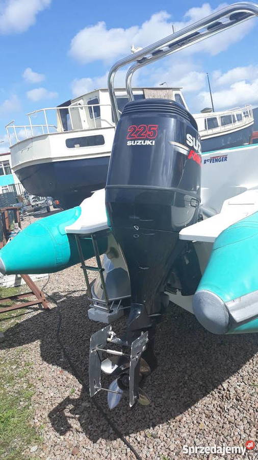 Ponton Rib 105m USA z przyczepą 225HP Suzuki Wrocław