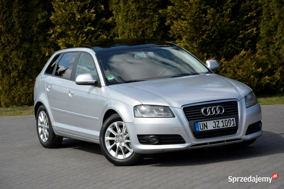 Audi A3 Sportback Lift DSG Panorama Skóry Duża Rok produkcji 2009